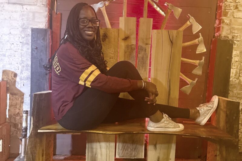 Tiny Axe Thrower Interview: Christina, AKA Big Axe Energy