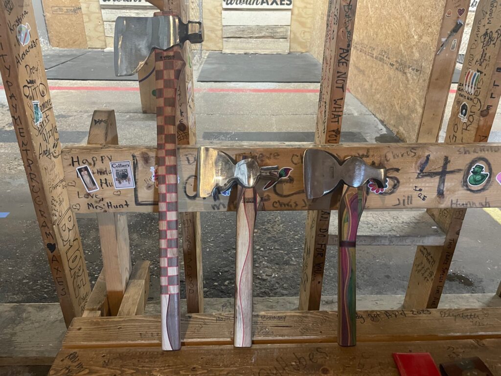 Axe Maker Woosiie axe samples