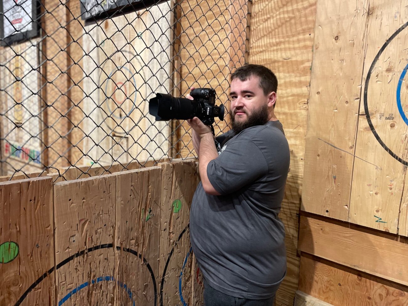 Axe thrower interview with Matt Traino