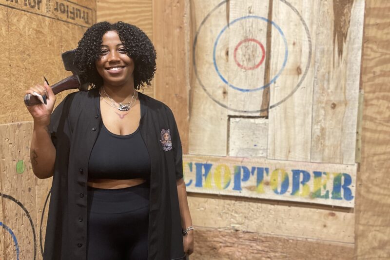 A Tiny Axe Thrower Interview: Star Girl