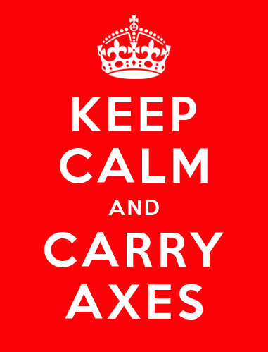 KEEP CALM AND CARRY AXES: an axe bag primer.
