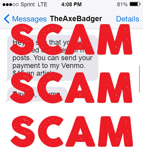 LOOK OUT For These 6 Axe Scam Texts.