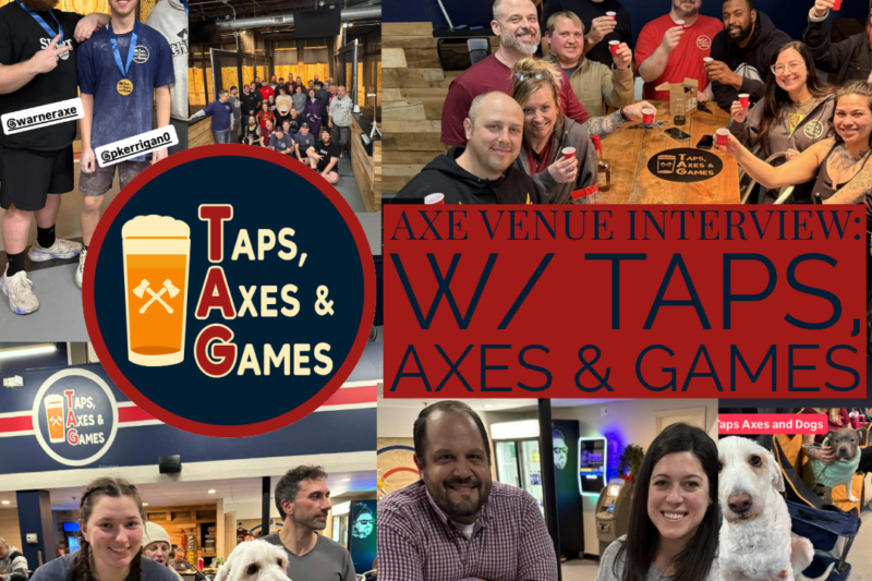 Axe Venue Interview: Taps, Axes & Games!