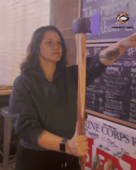 throwing axes off hand tip