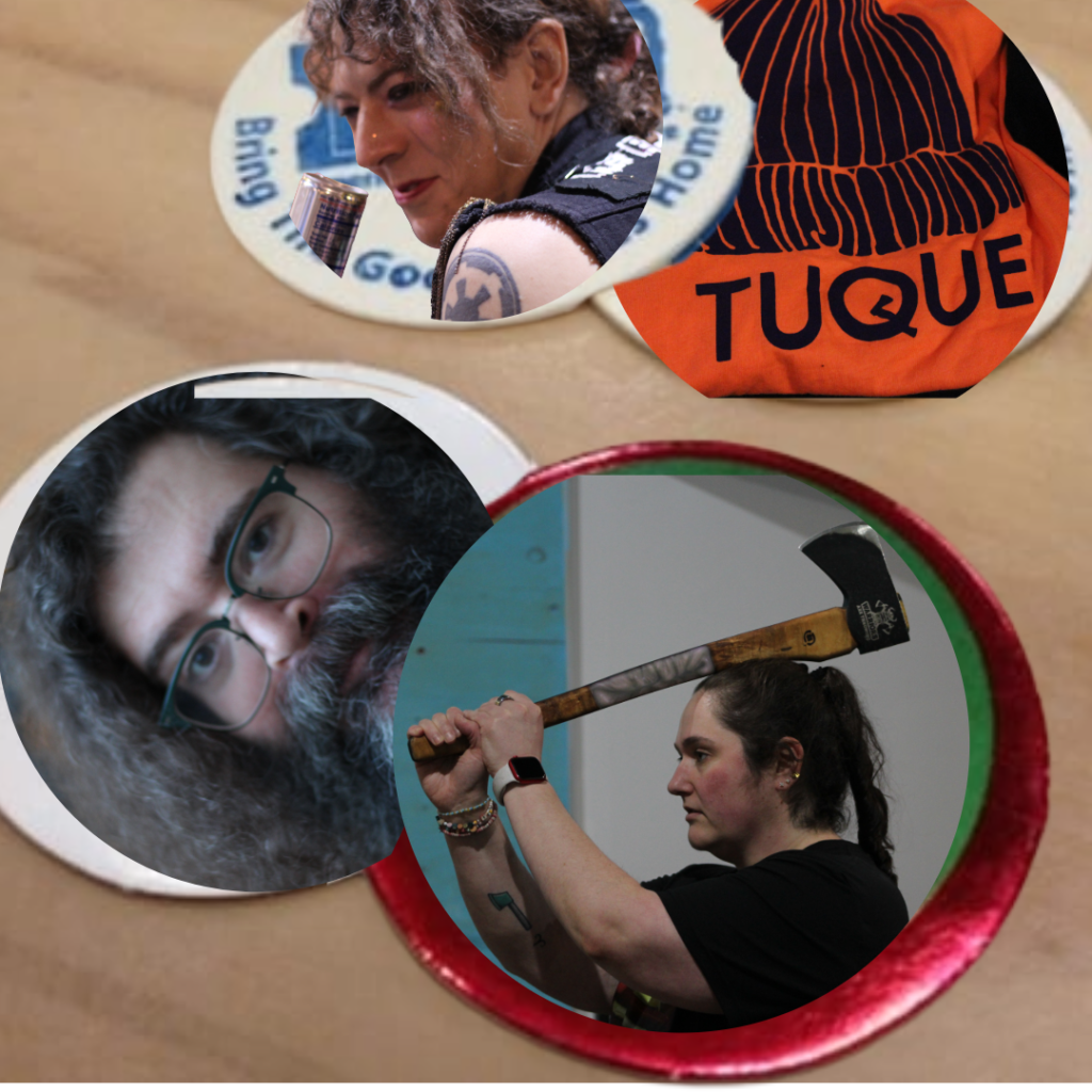 An axe throwing stickers alternative