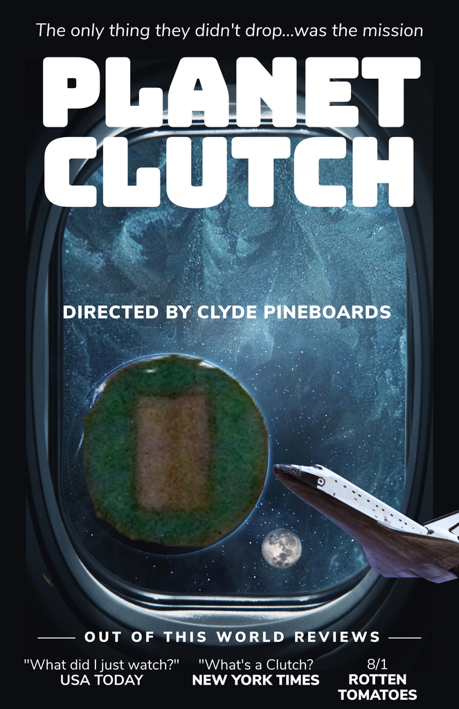 Axe throwing movie poster for Planet Clutch